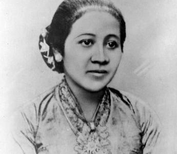 Portret van Raden Adjeng Kartini